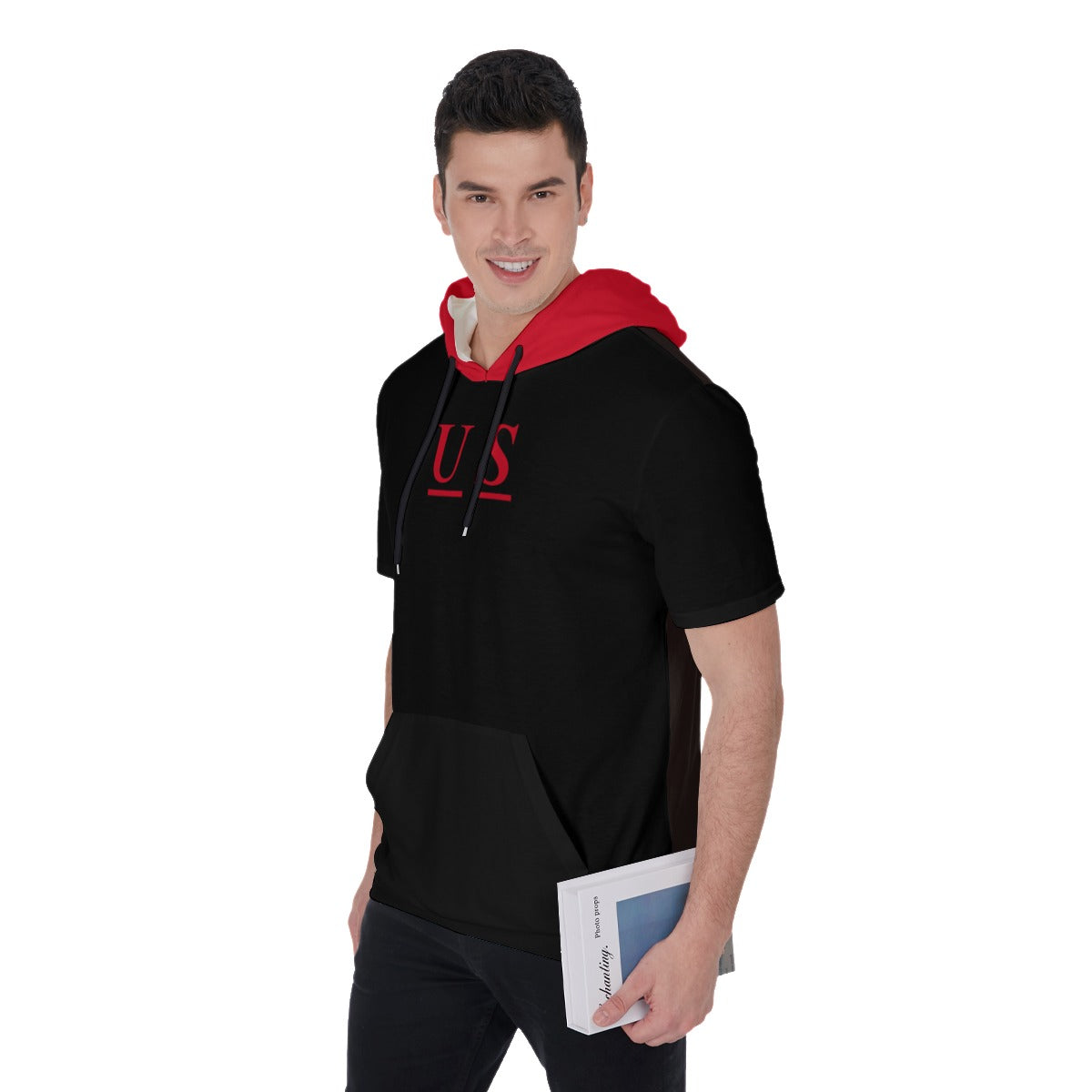 Trust no one Men's Short Sleeve Hoodie T-Shirt