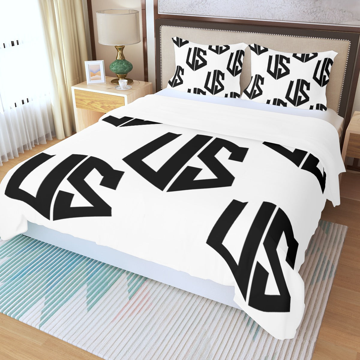 US URBAN SPIRITUAL LLC Three Piece Duvet Bedding Set - US URBAN SPIRITUAL CLOTHING