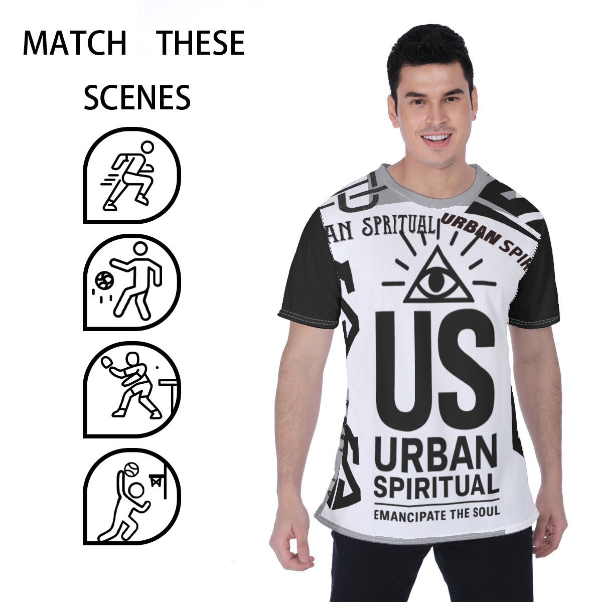 US URBAN SPIRITUAL LLC All-Over Print Men's T-shirt | Birdseye - US URBAN SPIRITUAL CLOTHING