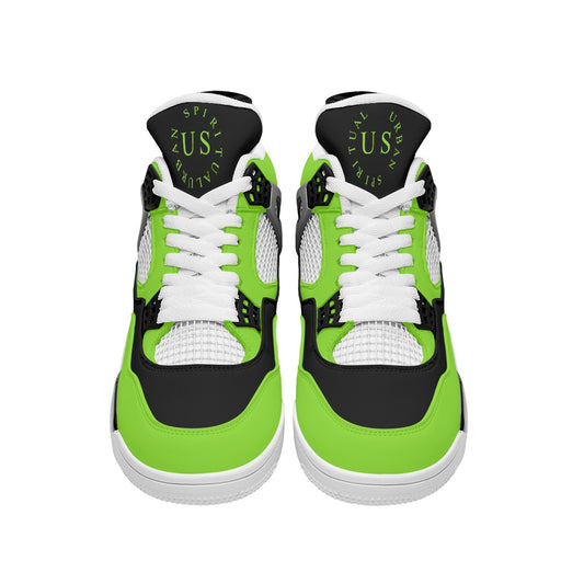 US URBAN SPIRITUAL Men's Air Cushion Basketball Shoes with Unique Rubber Mesh - PU Fabric