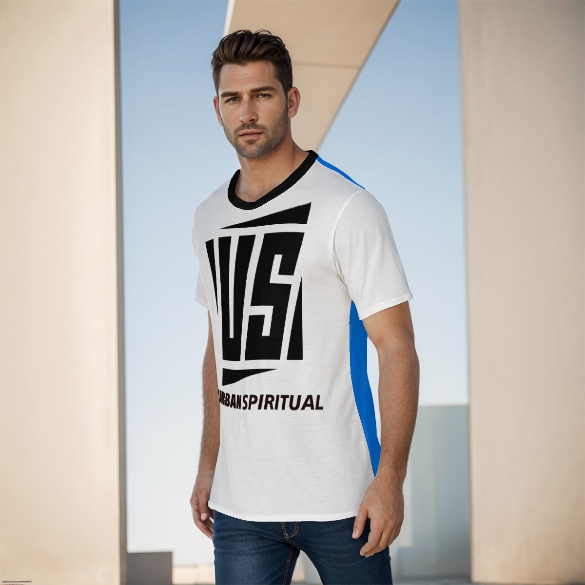 US URBAN SPIRITUAL LLC All-Over Print Men's O-Neck T-Shirt - US URBAN SPIRITUAL CLOTHING