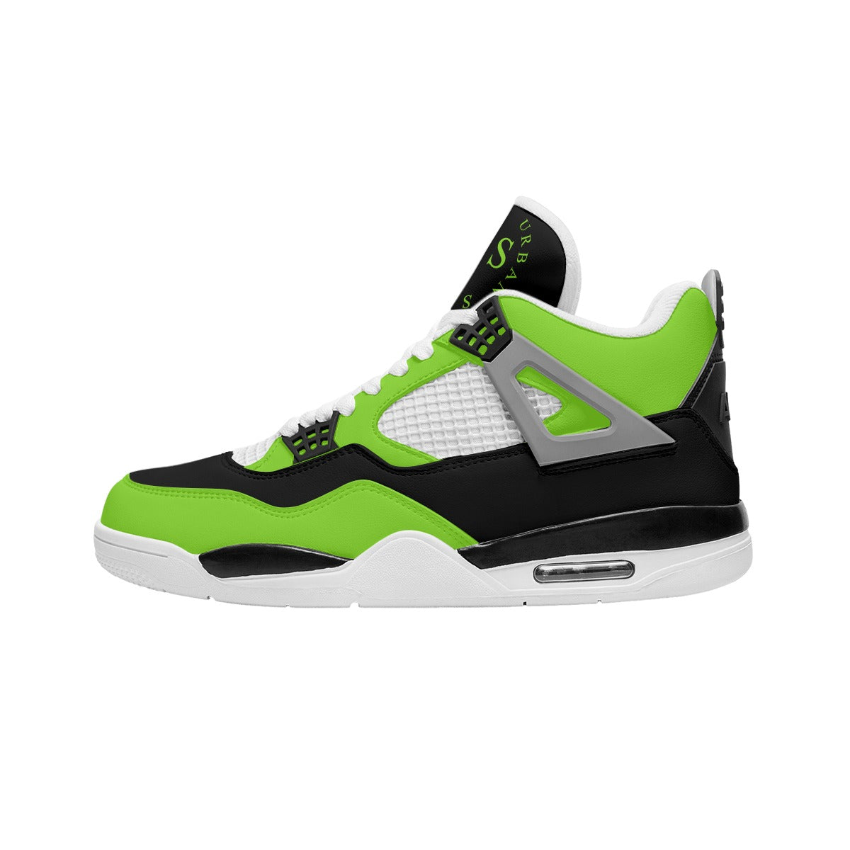 US URBAN SPIRITUAL Men's Air Cushion Basketball Shoes with Unique Rubber Mesh - PU Fabric