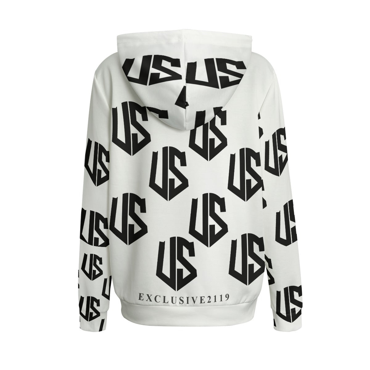 US URBAN SPIRITUAL LLC All-Over Print Women's Pullover Hoodie | Interlock - US URBAN SPIRITUAL CLOTHING