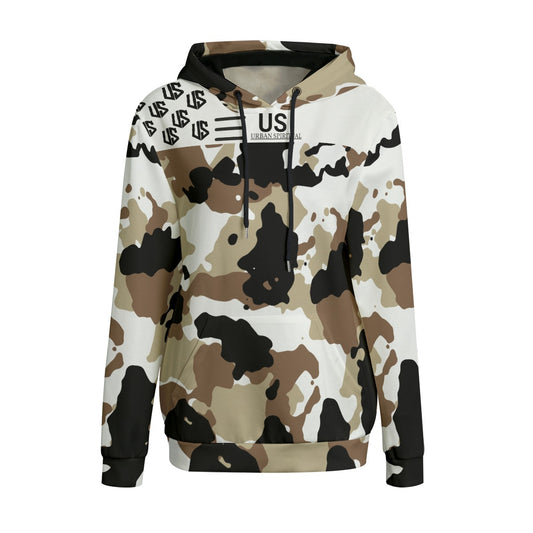 US URBAN SPIRITUAL camouflage Women's Pullover Hoodie | Interlock