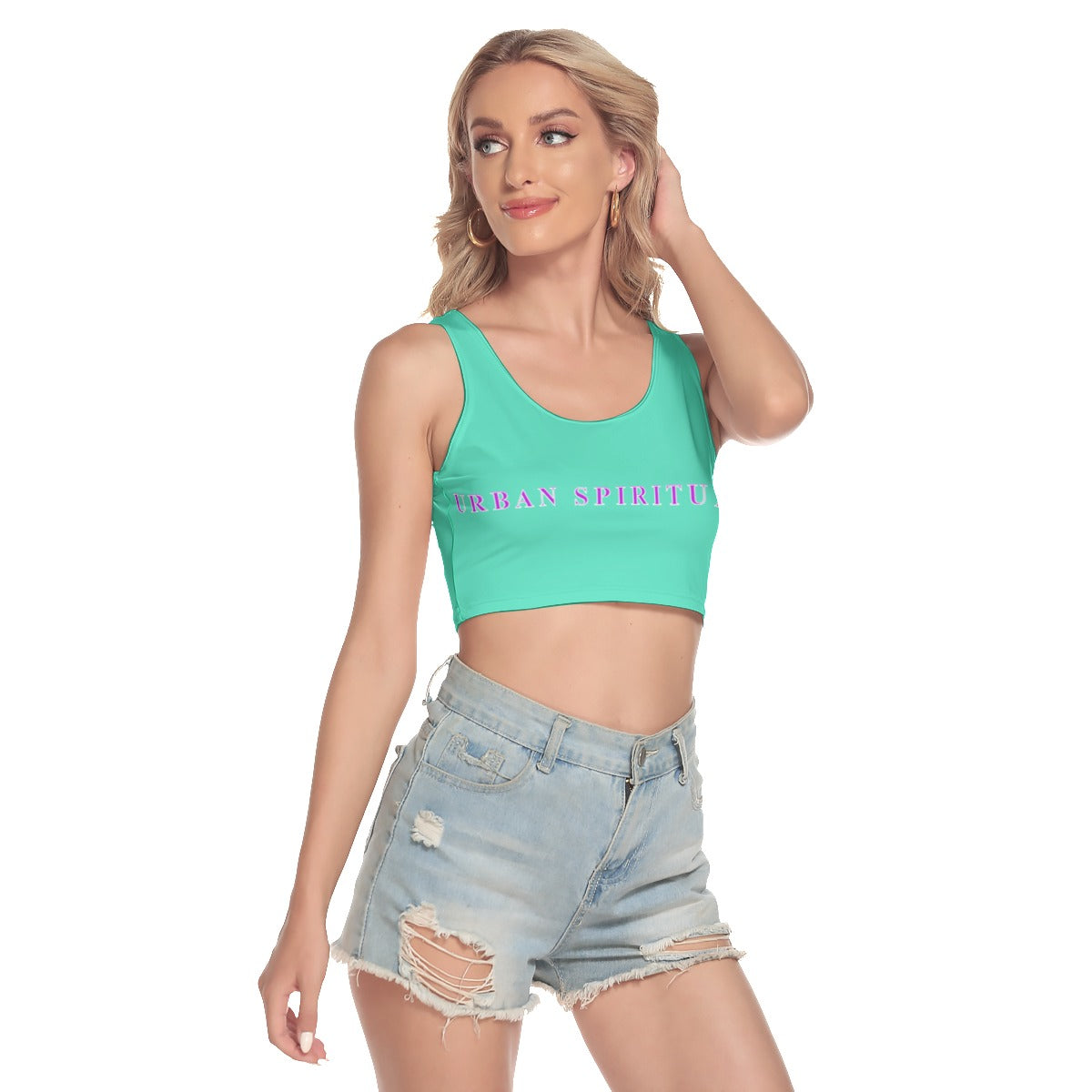 Urban Spiritual Sport Crop Tank Top