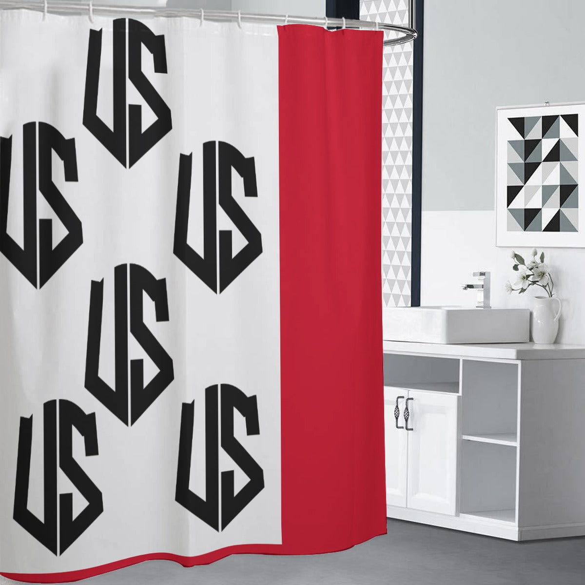 US URBAN SPIRITUAL LLC Shower Curtains 150（gsm） - US URBAN SPIRITUAL CLOTHING