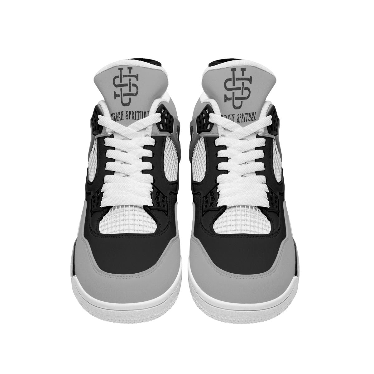 US URBAN SPIRITUAL LLC All-Over Print Men's Air Cushion Basketball Shoes - US URBAN SPIRITUAL CLOTHING