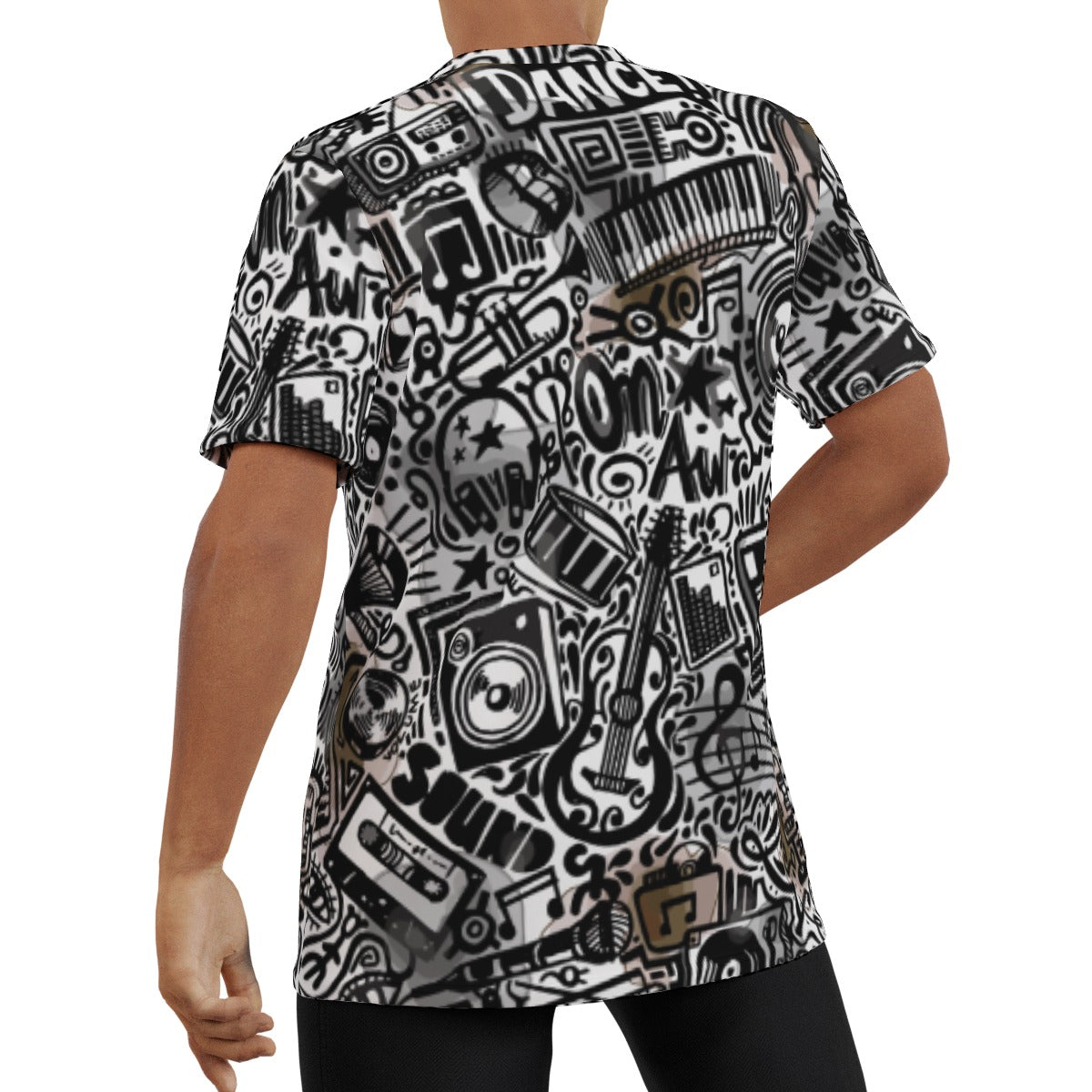 All Music O-Neck T-Shirt, Comfortable Daily Wear