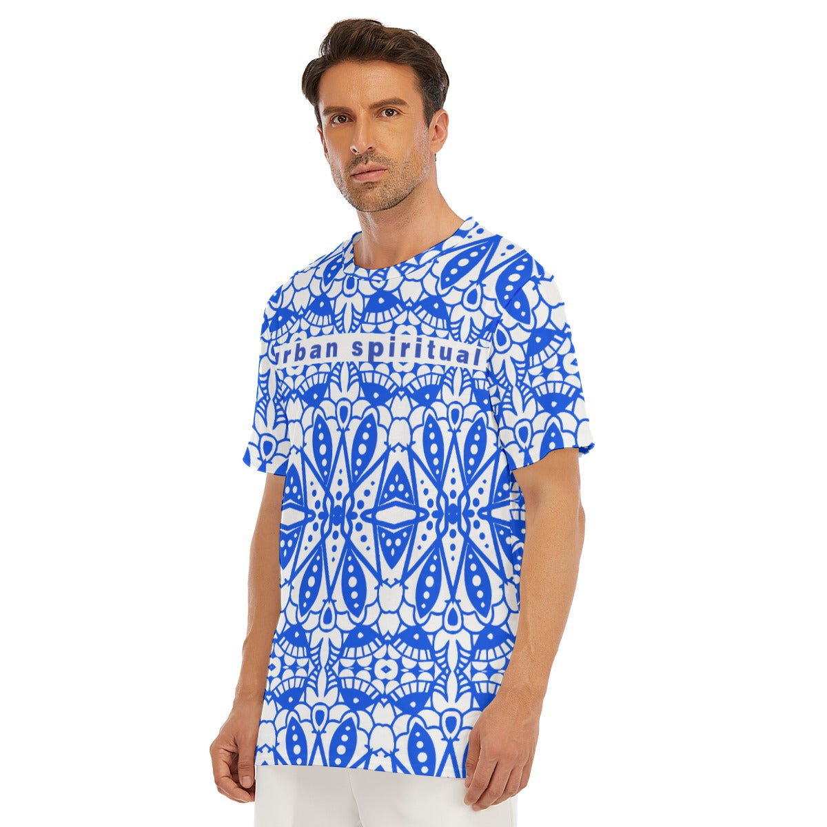 US URBAN SPIRITUAL Men's O-Neck T-Shirt | 100% Cotton, Regular Fit, Eco-Friendly