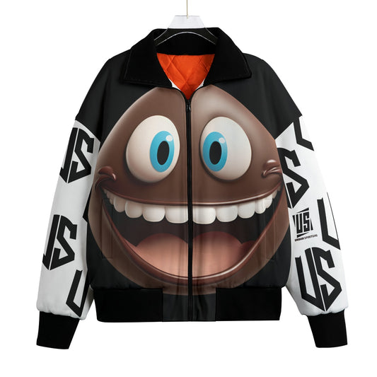 US URBAN SPIRITUAL LLC All-Over Print Unisex Knitted Fleece Lapel Outwear - US URBAN SPIRITUAL CLOTHING