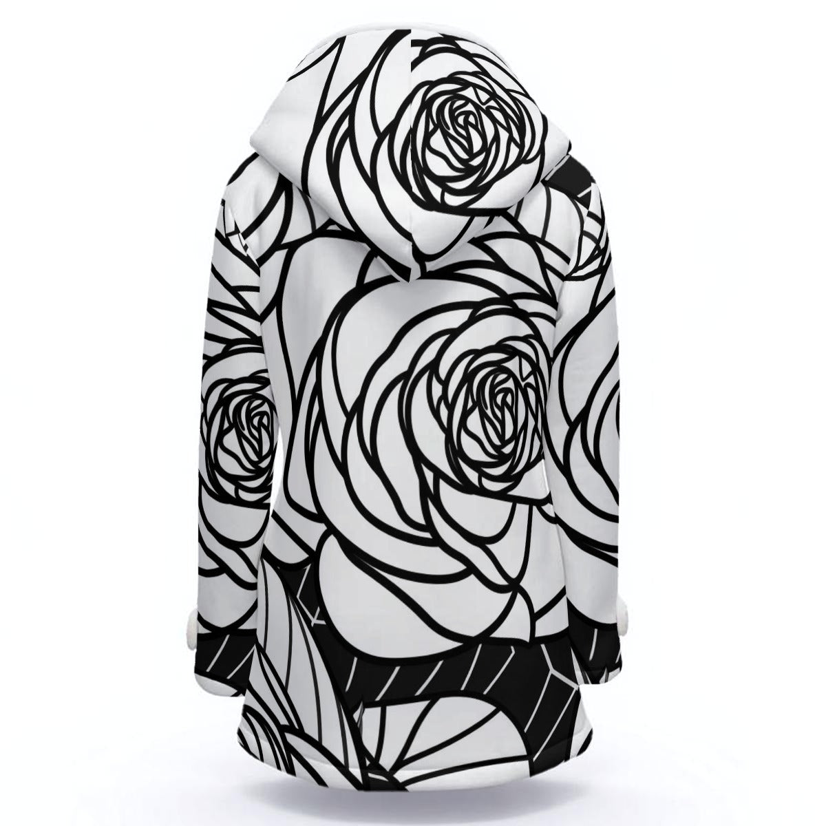 Rose Hooded Winter Coat