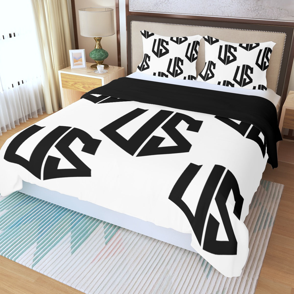 US URBAN SPIRITUAL LLC Three Piece Duvet Bedding Set - US URBAN SPIRITUAL CLOTHING
