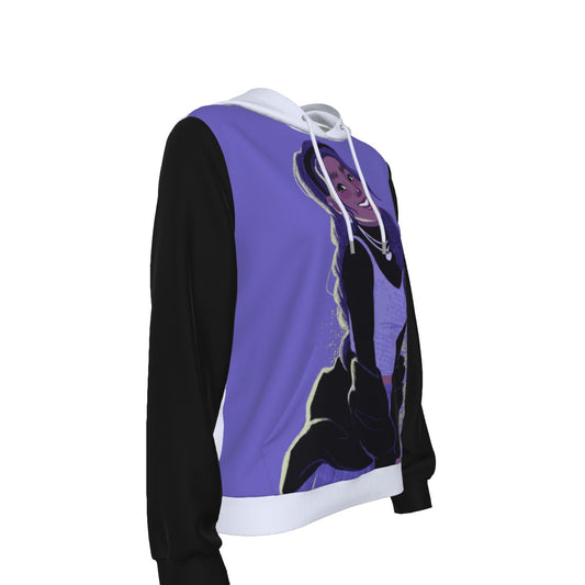 US URBAN SPIRITUAL LLC All-Over Print Women's Slim Pullover Hoodie - US URBAN SPIRITUAL CLOTHING