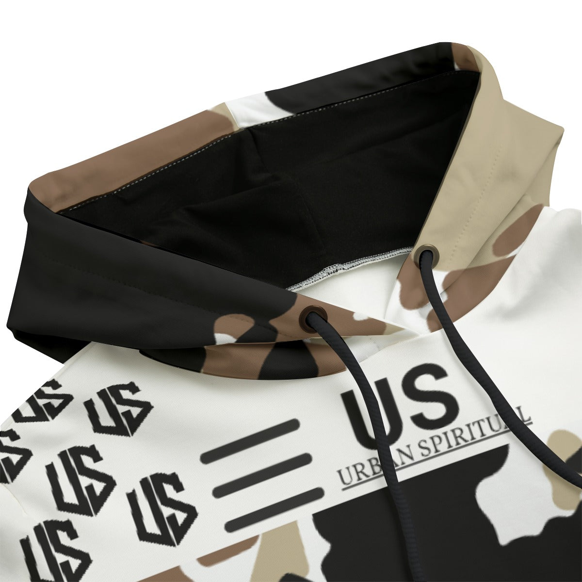 US URBAN SPIRITUAL camouflage Women's Pullover Hoodie | Interlock