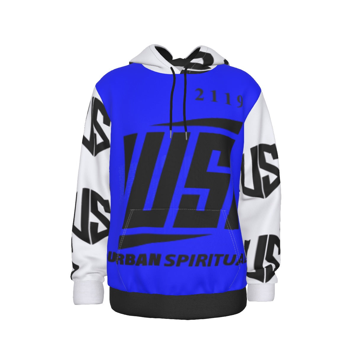 US URBAN SPIRITUAL LLC All-Over Print Men's Pullover Hoodie - US URBAN SPIRITUAL CLOTHING