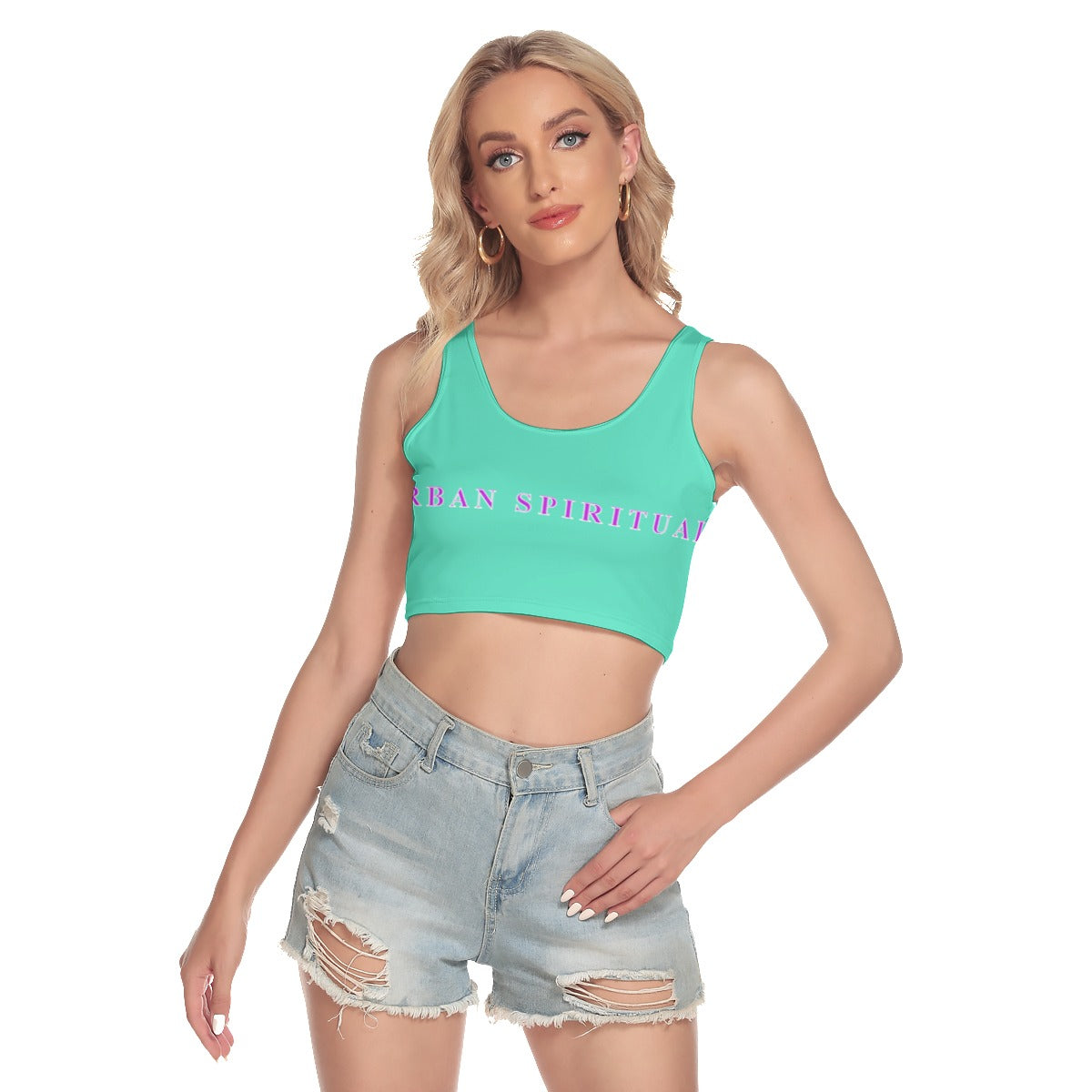 Urban Spiritual Sport Crop Tank Top