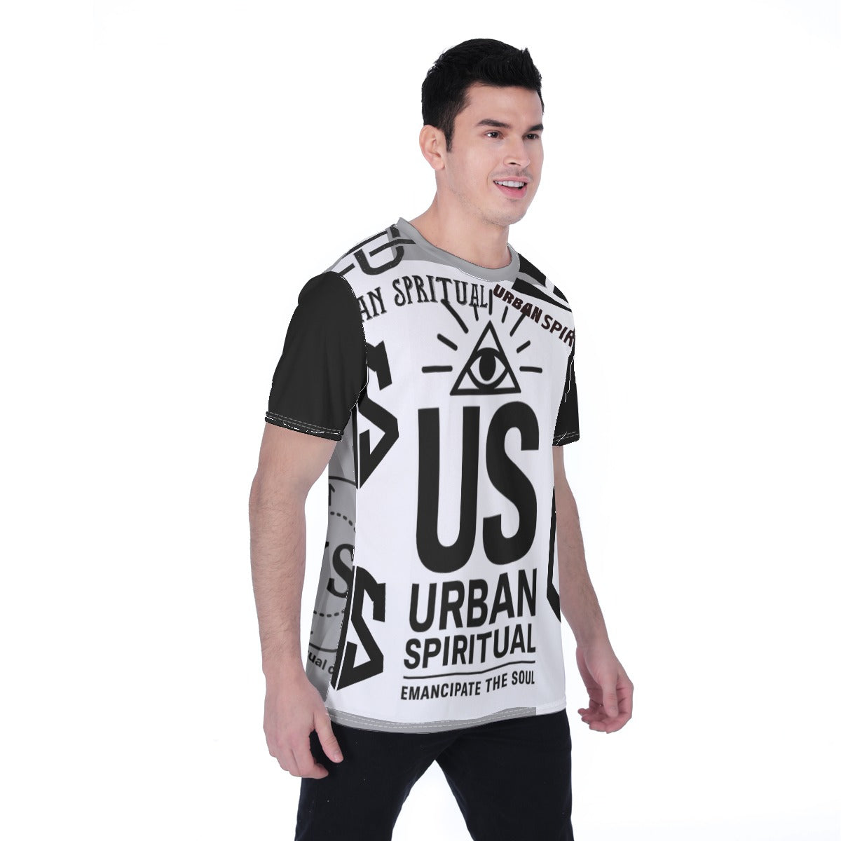 US URBAN SPIRITUAL LLC All-Over Print Men's T-shirt | Birdseye - US URBAN SPIRITUAL CLOTHING