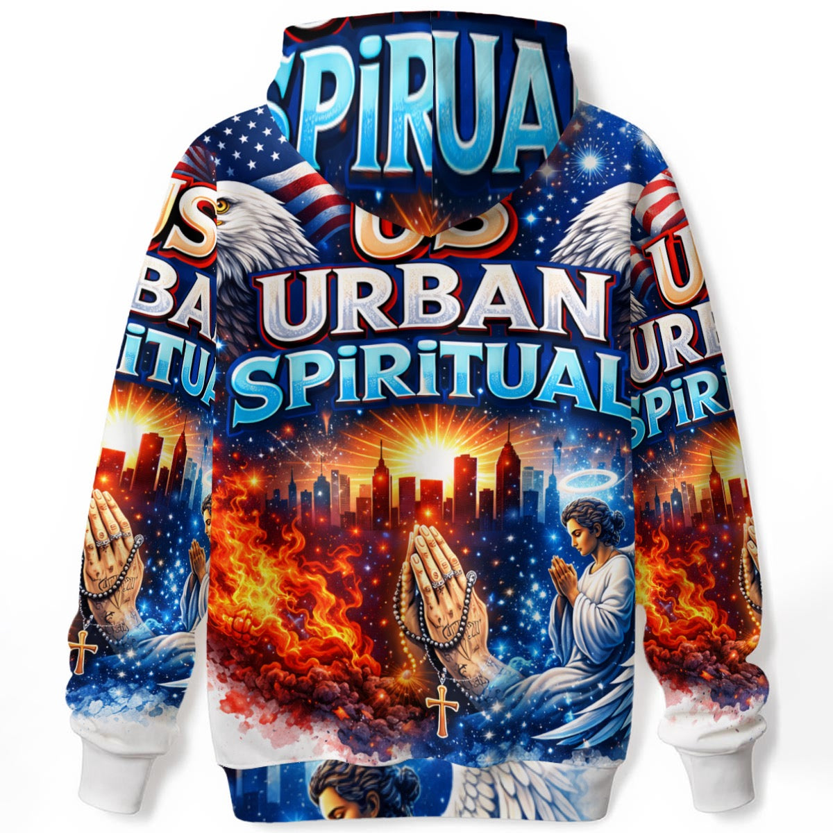 Red White and Blue Hoodie