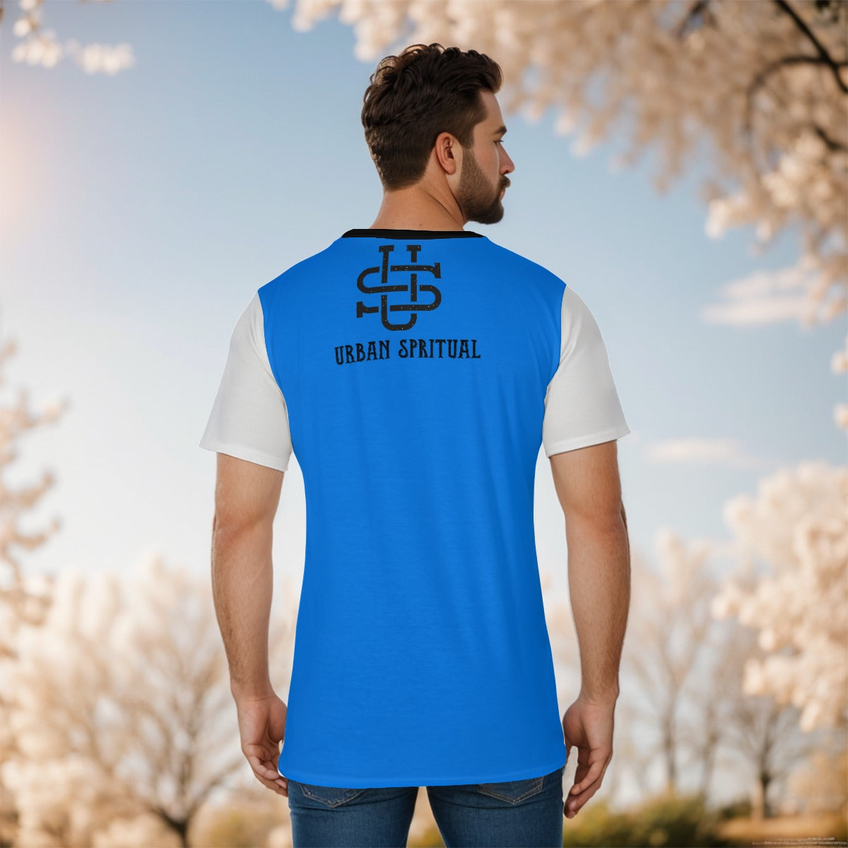 US URBAN SPIRITUAL LLC All-Over Print Men's O-Neck T-Shirt - US URBAN SPIRITUAL CLOTHING