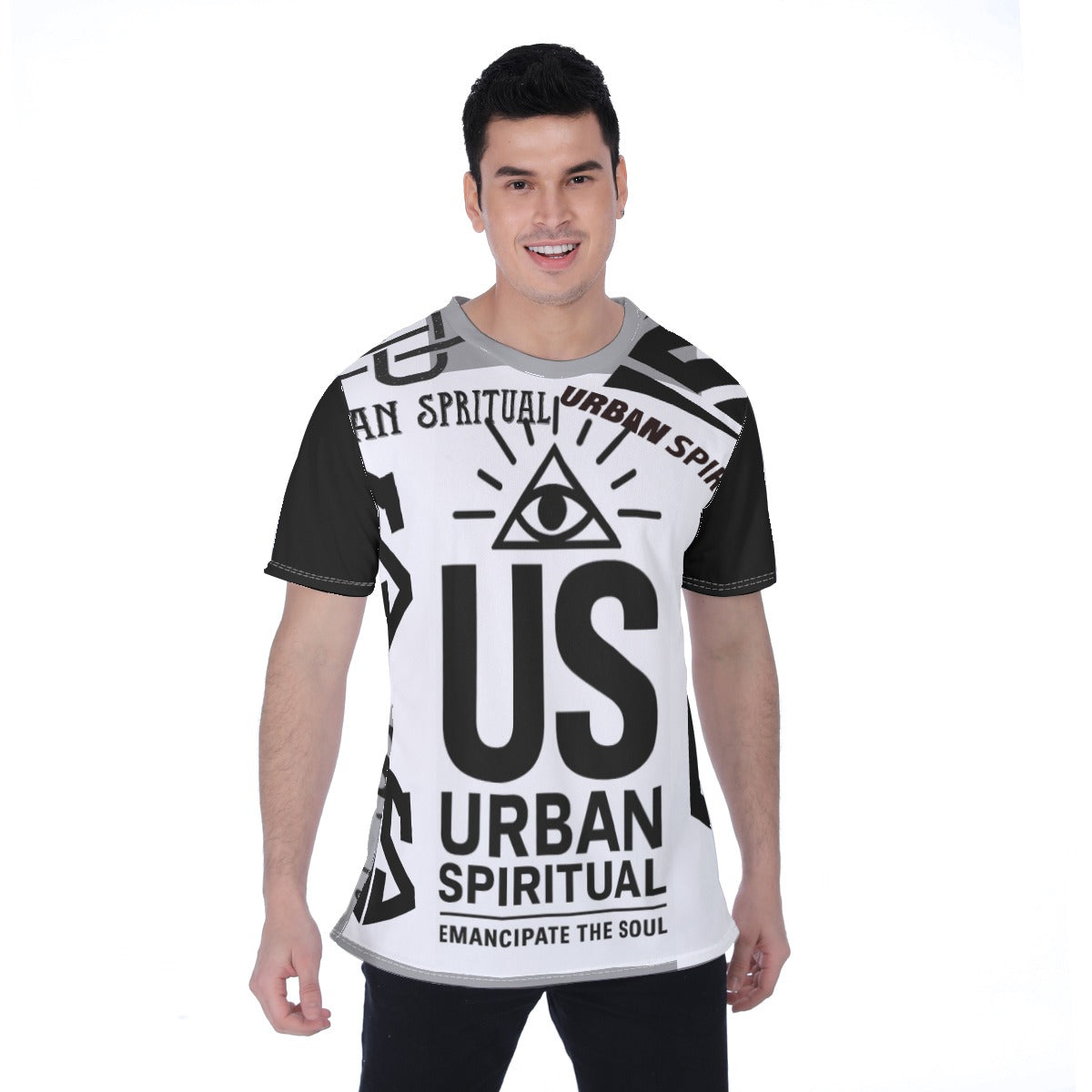 US URBAN SPIRITUAL LLC All-Over Print Men's T-shirt | Birdseye - US URBAN SPIRITUAL CLOTHING