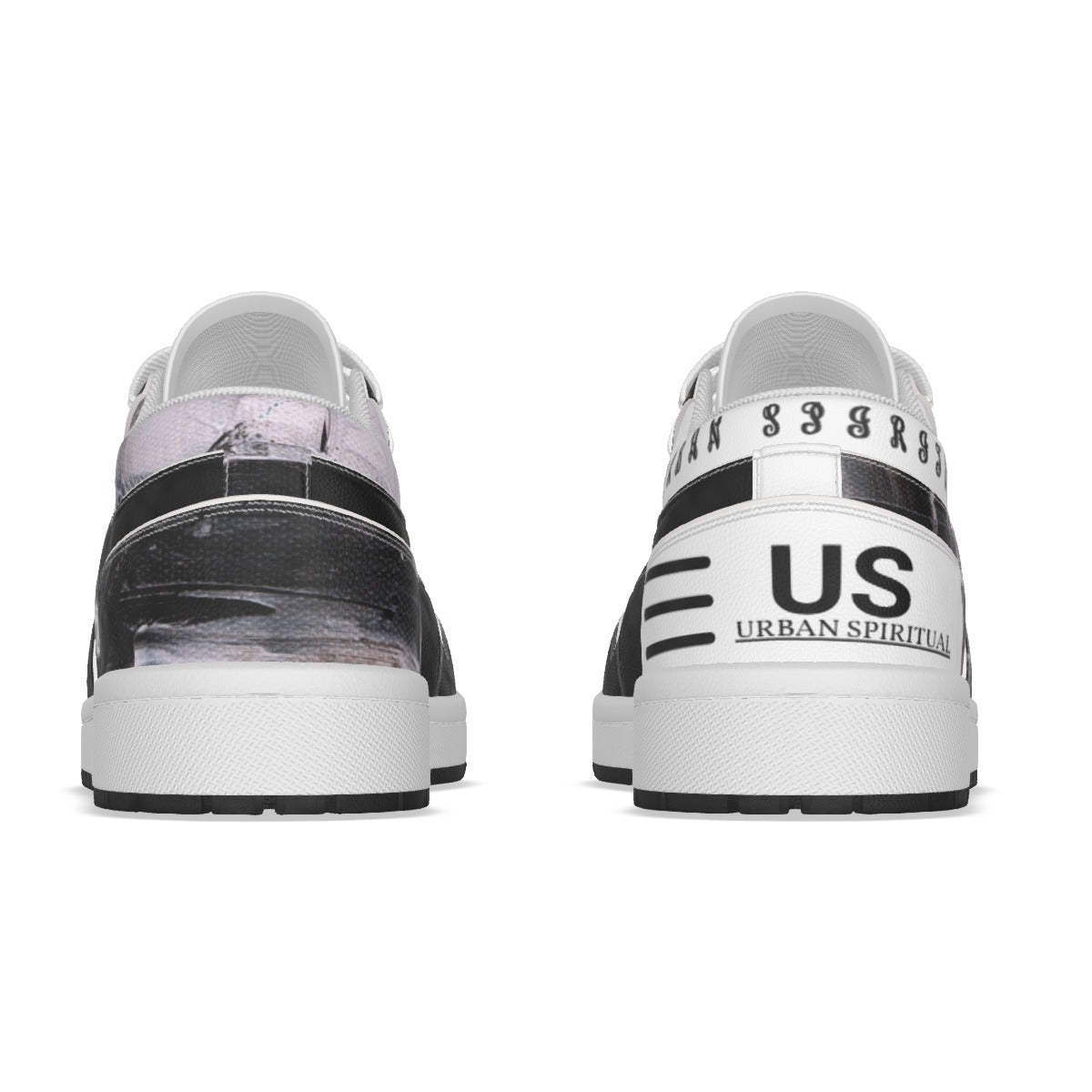 US Low State Leather Stitching Shoes