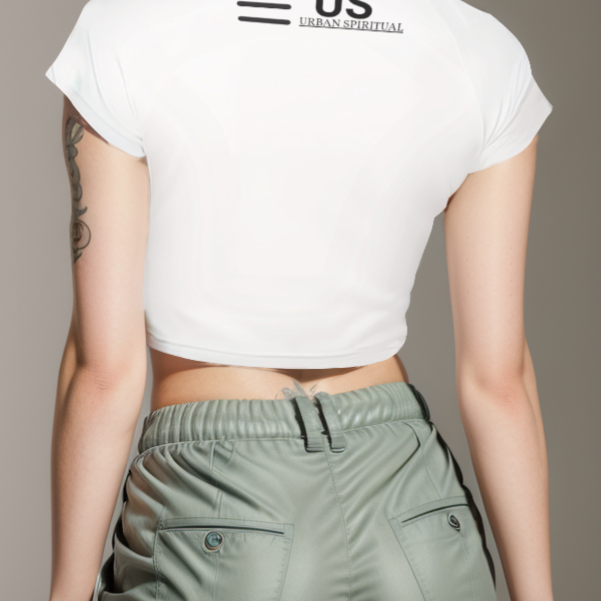 US Cropped T-shirt